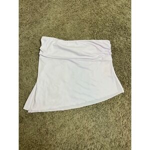 NEW Wild Fable Light Violet Mini Skirt Ruched Swim Cover Up‎ Size M